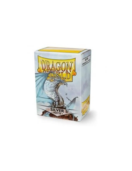 Dragon Shield x100 Silver Mat