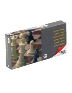 Échecs Et Dames Magnétiques 24X24 Cm