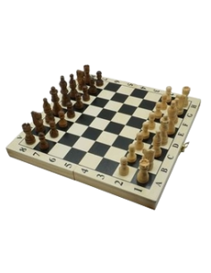 Echiquier Pliant en Bois 28 cm 2