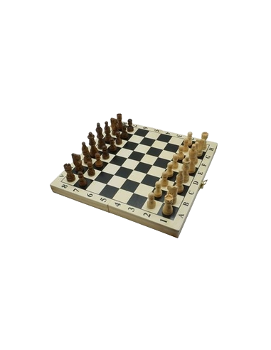 Echiquier Pliant en Bois 28 cm