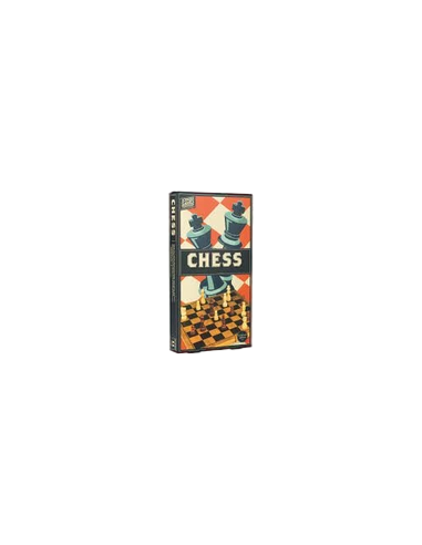 Jeu d'échec en bois vintage