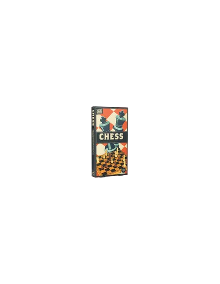 Jeu d'échec en bois vintage