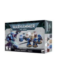 60-11 Space Marines : Infernus Marines+Paint Set