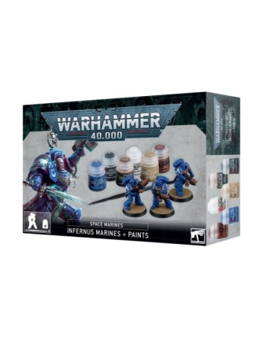 60-11 Space Marines : Infernus Marines+Paint Set