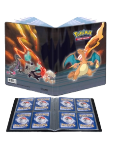 Pokémon - Ultra Pro - Portfolio - A5 - 4 Cases - DRACAUFEU 10 pages de 4 cases (80 cartes recto-verso)