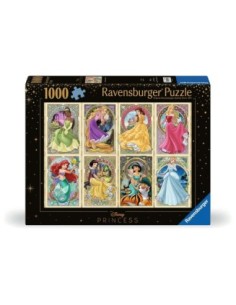 Puzzle Disney Princesses Art Nouveau