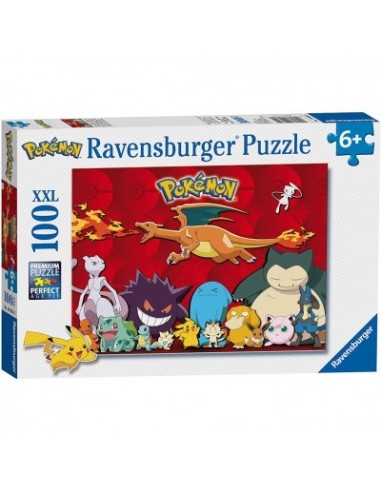 Puzzle - Ravensburger - XXL 100 pièces - POKEMON HISTORIQUE