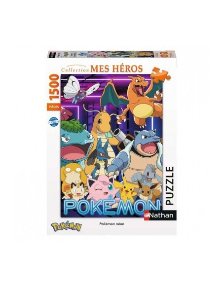 Puzzle - Ravensburger - XXXL - 1500 pièces - POKEMON NEON
